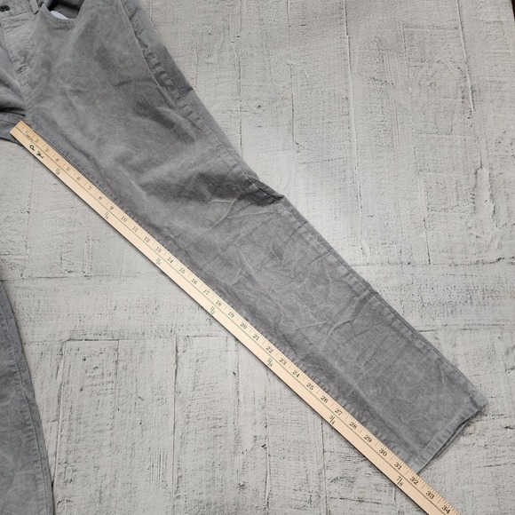 Brooks Brothers Gray Slim Fit Corduroy Cotton Stretch‎ Pants Men's Size 32x32 - Picture 9 of 9